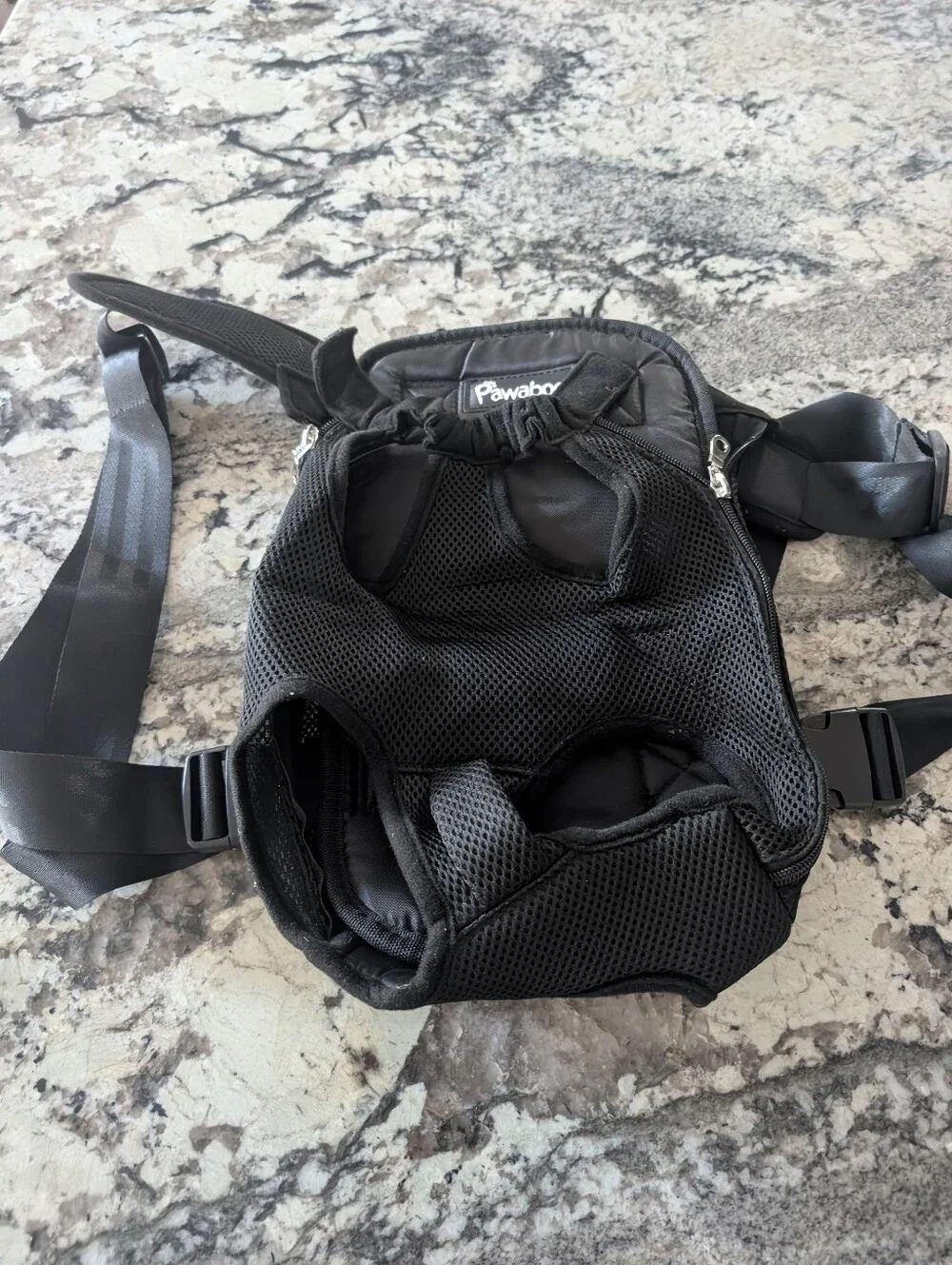Pawaboo Black Front-Carrier For Small Pet Size S